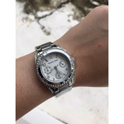 Michael Kors Blair Silver Dial SIlver Steel Strap Watch for Women - MK5612