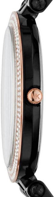 Michael Kors Darci Black Dial Black Steel Strap Watch for Women - MK3407