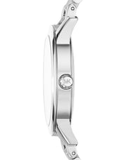 Michael Kors Hartman Quartz Silver Dial Silver Steel Strap Watch For Women - MK3489