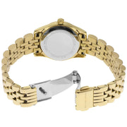 Michael Kors Lexington Analog Gold Dial Gold Steel Strap Watch for Women - MK4741
