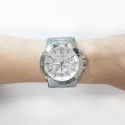 Michael Kors Dylan Silver Dial Silver Steel Strap Watch for Women - MK5312