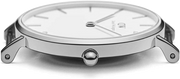 Daniel Wellington Classic Reading White Dial Black Leather Strap Watch For Men - DW00100028