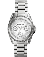 Michael Kors Blair Silver Dial SIlver Steel Strap Watch for Women - MK5612