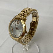 Versace Audrey Quartz Grey Dial Gold Steel Strap Watch for Women - VELR00719