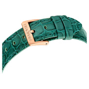 Swarovski Octea Chrono Green Dial Green Leather Strap Watch for Women - 5672931