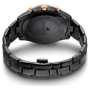 Swarovski Octea Lux Sport Black Dial Black Steel Strap Unisex Watch - 5610472