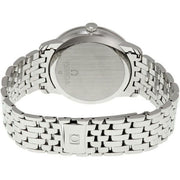 Omega De Ville Prestige Co-Axial Black Dial Silver Steel Strap Watch for Men - 424.10.40.20.01.001