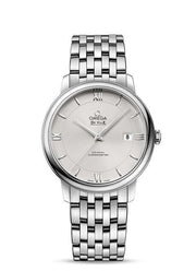Omega De Ville Prestige Co-Axial Silver Dial Silver Steel Strap Watch for Men - 424.10.40.20.02.003