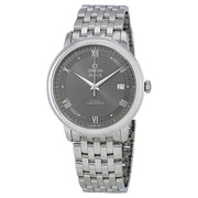 Omega De Ville Prestige Co-Axial Automatic Grey Dial Silver Steel Strap Watch for Men - 424.10.40.20.06.001