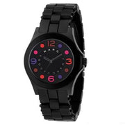 Marc Jacobs Pelly Black Dial Black Silicone Strap Watch for Women - MBM2543