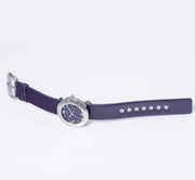 Marc Jacobs Marc Purple Dial Purple Leather Strap Watch for Women - MBM8530