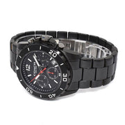 Coach Kent Chronograph Black Dial Black Steel Strap Watch for Men - 14602554