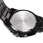 Coach Kent Chronograph Black Dial Black Steel Strap Watch for Men - 14602554