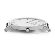 Daniel Wellington Classic Canterbury White Dial Two Tone NATO Strap Watch For Women - DW00100051