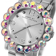 Marc Jacobs Amy Silver Dial Silver Steel Strap Watch for Women - MBM3222