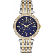 Michael Kors Darci Quartz Blue Dial Two Tone Steel Strap Watch For Women - MK3401