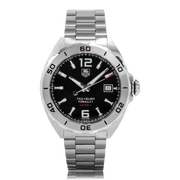 Tag Heuer Formula 1 Automatic Black Dial Silver Steel Strap Watch for Men - WAZ2113.BA0875