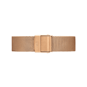 Daniel Wellington Petite Rose Gold Dial Rose Gold Mesh Bracelet Watch For Women - DW00100471