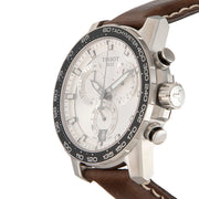 Tissot Supersport Chrono Silver Dial Brown Leather Strap Watch for Men - T125.617.16.031.00