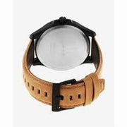 Armani Exchange Hampton Chronograph Green Dial Brown Leather Strap Watch For Men - AX2412