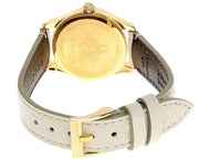 Gucci G Timeless Quartz White Dial White Leather Strap Watch For Women - YA126580A