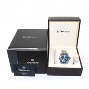 Tag Heuer Aquaracer Blue Dial Quartz Silver Steel Strap Watch for Men - WAY111C.BA0928