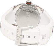 Gucci Sync Quartz White Dial White Rubber Strap Unisex Watch - YA137302