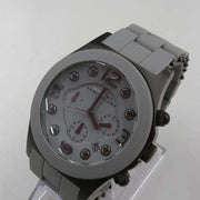 Marc Jacobs Pelly Grey Dial Grey Silicone Strap Watch for Women - MBM2566