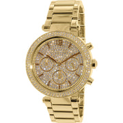 Michael Kors Parker Gold Dial Gold Steel Strap Watch for Women - MK5856
