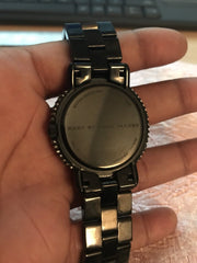 Marc Jacobs Marci Black Dial Black Steel Dial Strap Watch for Women - MBM3193