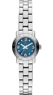 Marc Jacobs Amy Blue Dial Silver Steel Strap Watch for Women - MBM3274