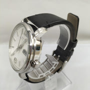 Marc Jacobs Fergus White Dial Black Leather Strap Watch for Men - MBM5076