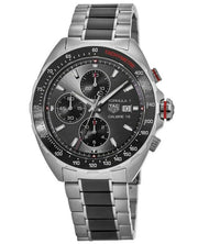 Tag Heuer Formula 1 Automatic Chronograph Grey Dial Two Tone Strap Watch for Men - CAZ2012.BA0970