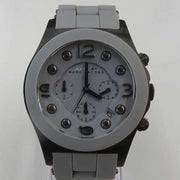 Marc Jacobs Pelly Grey Dial Grey Silicone Strap Watch for Women - MBM2566