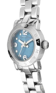 Marc Jacobs Amy Blue Dial Silver Steel Strap Watch for Women - MBM3274