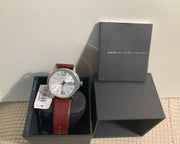 Marc Jacobs Fergus White Dial Brown Leather Strap Watch for Men - MBM5080