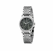 Gucci G Timeless Black Mother of Pearl Diamonds 38mm Watch For Women - YA126509