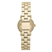 Marc Jacobs Baker White Dial Gold Steel Strap Watch for Women - MBM3247