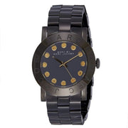 Marc Jacobs Amy Black Dial Black Steel Strap Watch for Women - MBM8595