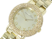 Marc Jacobs Marci Gold Dial Gold Steel Strap Watch for Women - MBM3191
