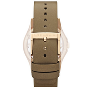 Marc Jacobs Henry Dinky Skeleton Beige Dial Beige Leather Strap Watch for Women - MBM1245