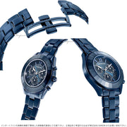 Swarovski Octea Lux Sport Chronograph Blue Dial Blue Steel Strap Watch for Women - 5610475