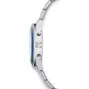 Swarovski Octea Lux Sport Chronograph Blue Dial Silver Steel Strap Watch for Women - 5610481