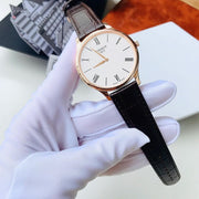 Tissot Tradition 5.5 White Dial Brown Leather Strap Watch for Men - T063.409.36.018.00