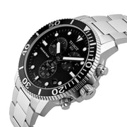 Tissot Seastar 1000 Chronograph Black Dial Silver Steel Strap Watch For Men - T120.417.11.051.00