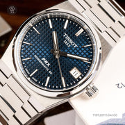 Tissot PRX Powermatic 80 Blue Dial Silver Steel Strap Watch for Men - T137.207.11.041.00