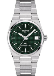 Tissot PRX Powermatic 80 Green Dial Silver Steel Strap Watch for Men - T137.207.11.091.00