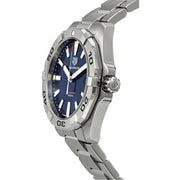 Tag Heuer Aquaracer Blue Dial Silver Steel Strap Watch for Men - WBD1112.BA0928