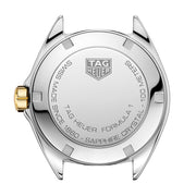 Tag Heuer Formula 1 Diamonds Mother of Pearl White Dial Two Tone Steel Strap Watch for Women - WBJ1421.BB0648