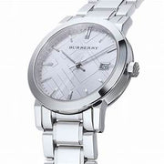 Burberry The City Silver Dial Silver Steel Strap Watch for Women - BU9035